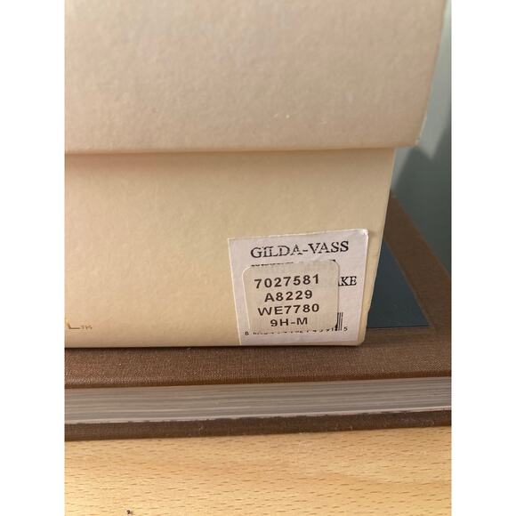 Loeffler Randall Gilda-Vass Sandal White & Green Embossed Flat With Box Sz 9.5 - Picture 9 of 11